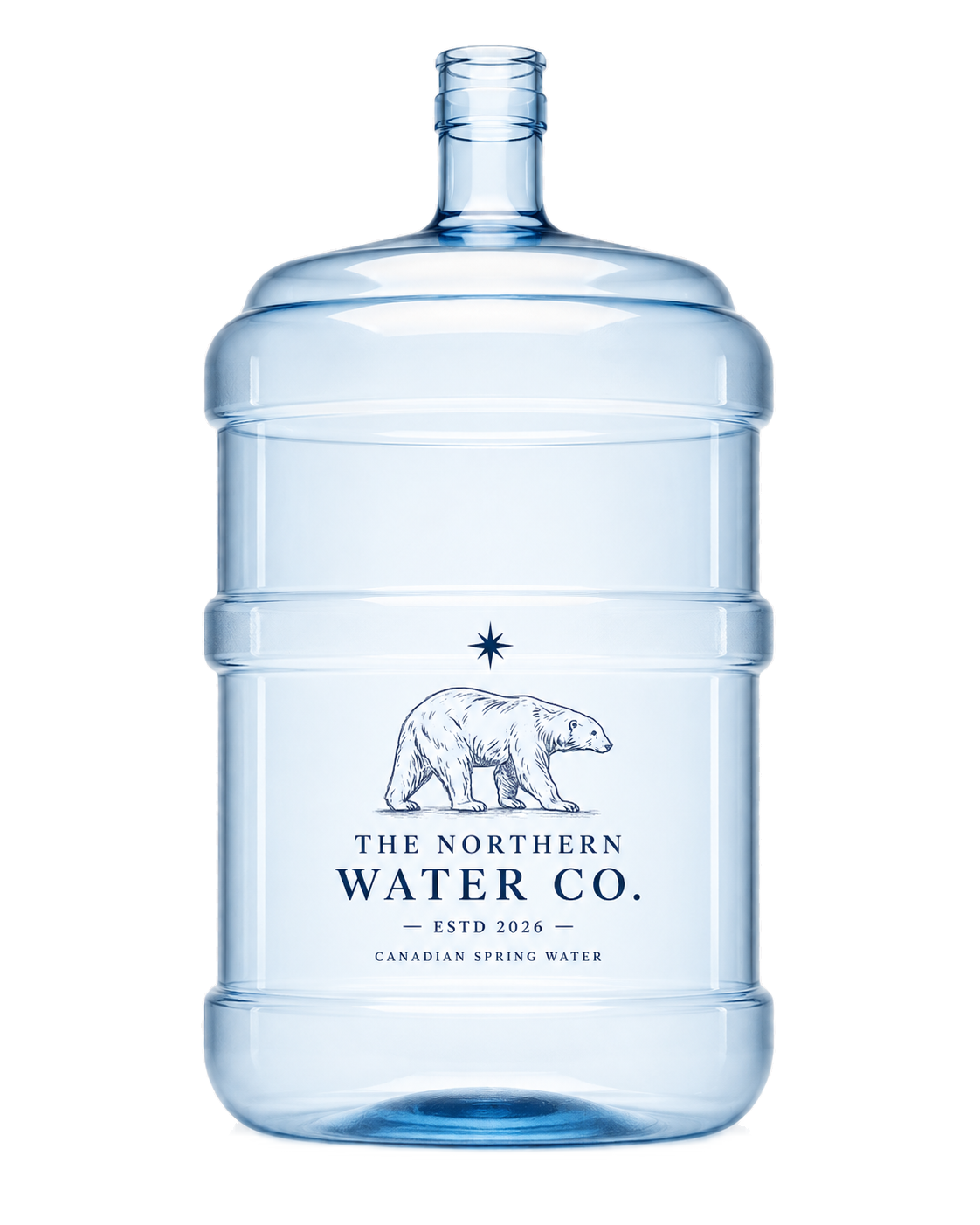 Large Northern Water Co. Canadian spring-water jug